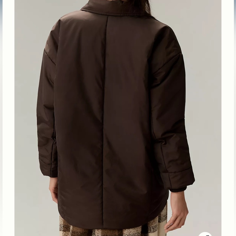 NWT Maeve for Anthropologie Brown Cocoon Puff Blazer Jacket - Picture 3 of 8